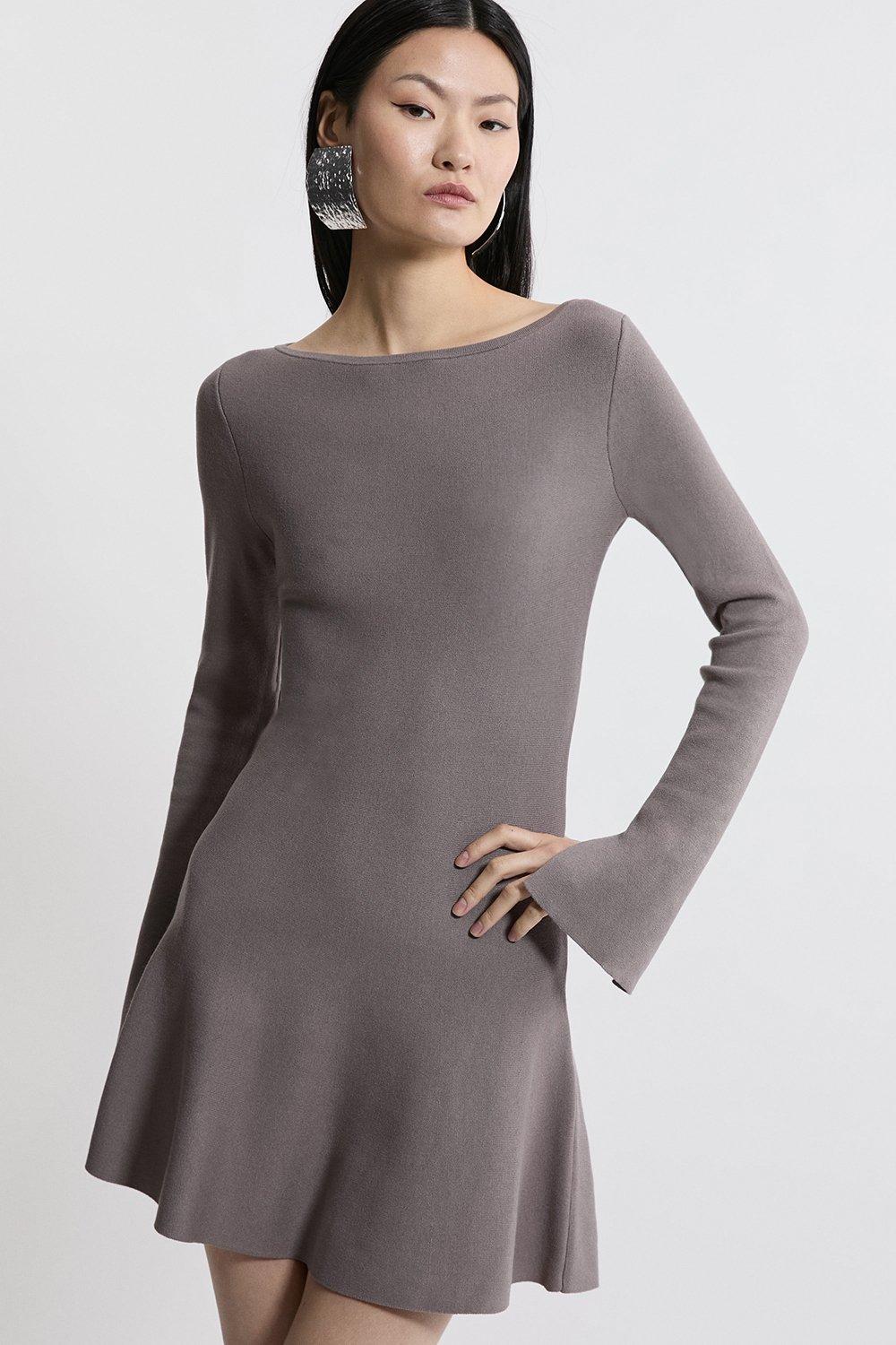 Karen millen grey dress hotsell